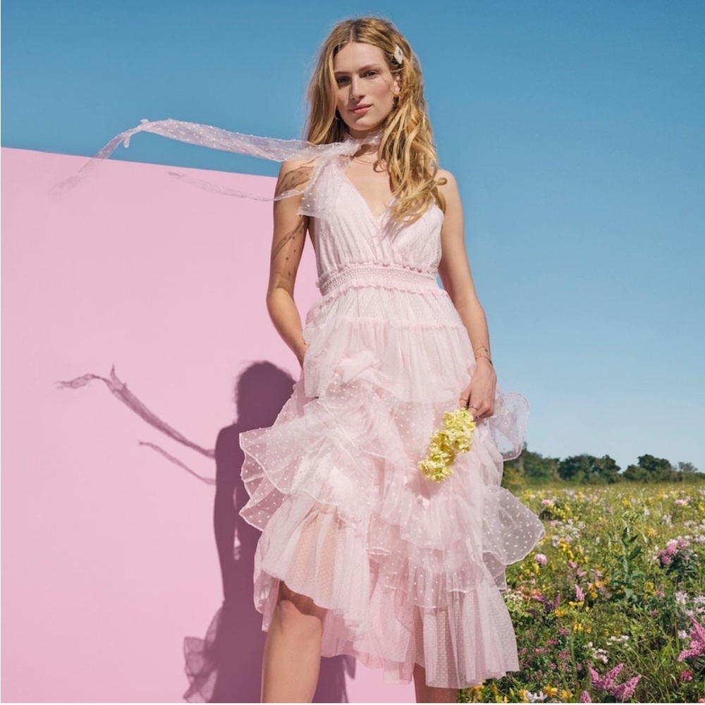 LoveShackFancy x Target New with Tags Pink Tulle Dress Size Medium